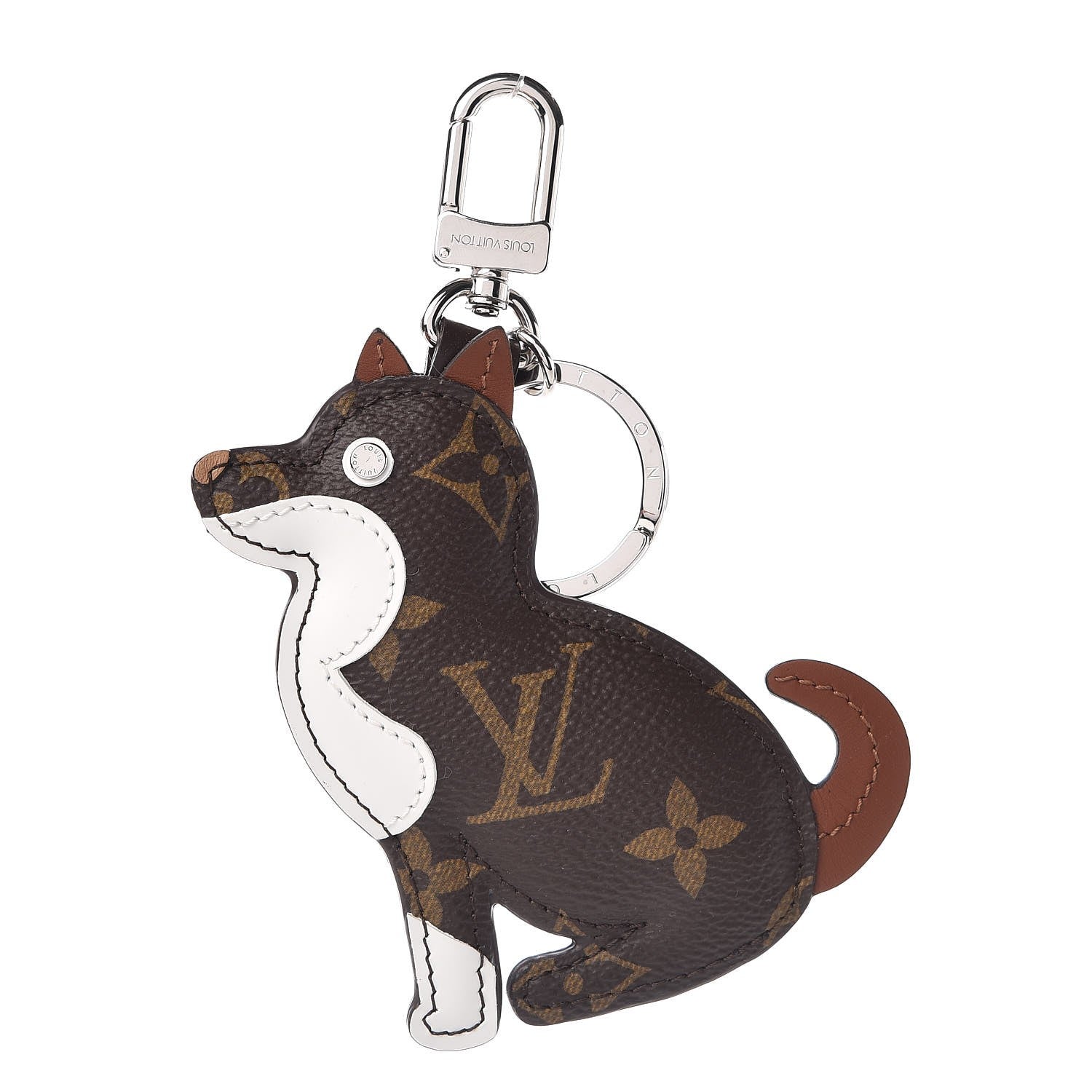 Louis Vuitton Monogram Dog Bag Charm Key Holder 1 of 3