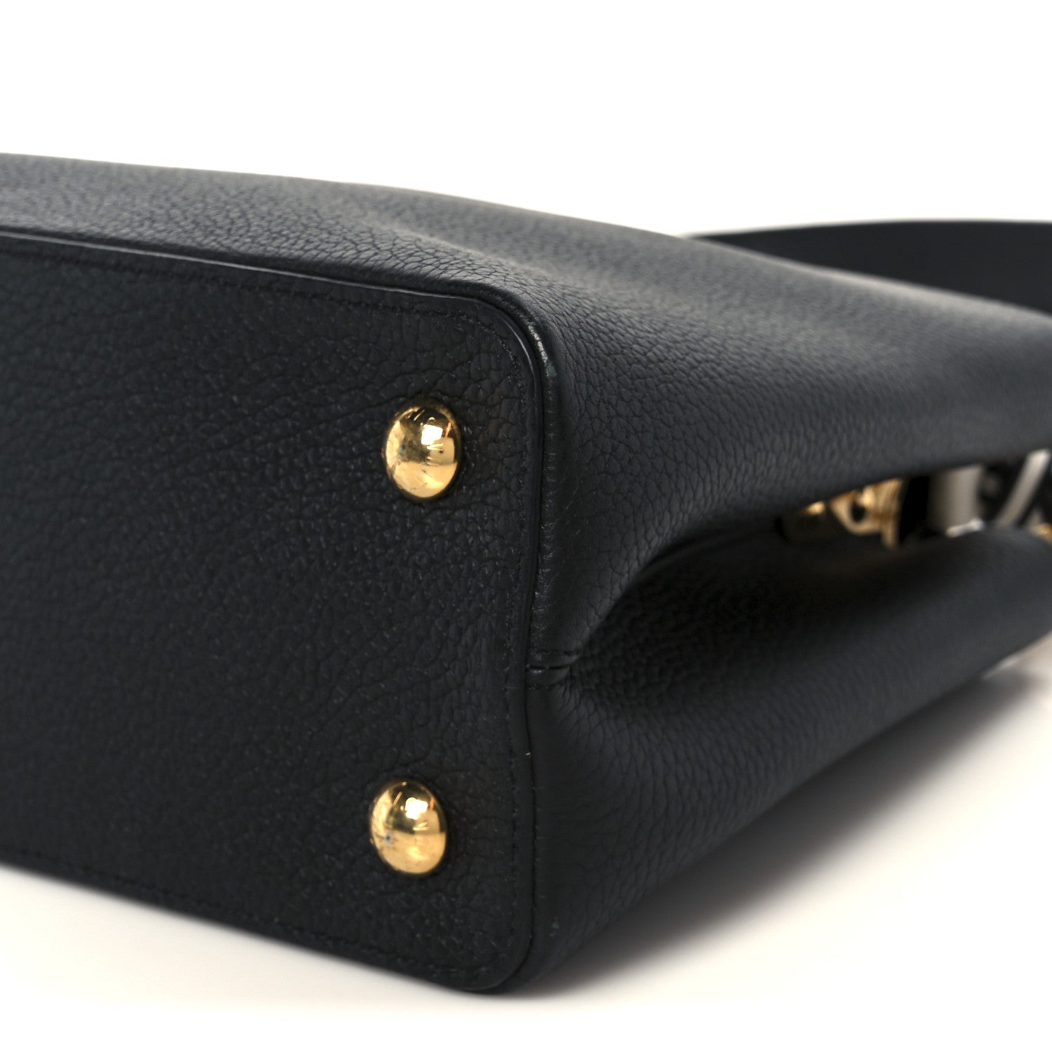 Louis Vuitton Taurillon Capucines Black White 9 of 9