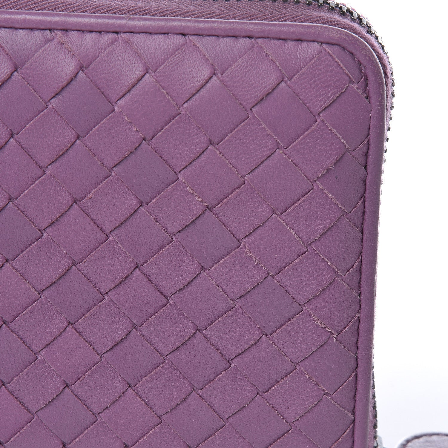 Bottega Veneta Nappa Intrecciato Zip Around Wallet Corot 10 of 12