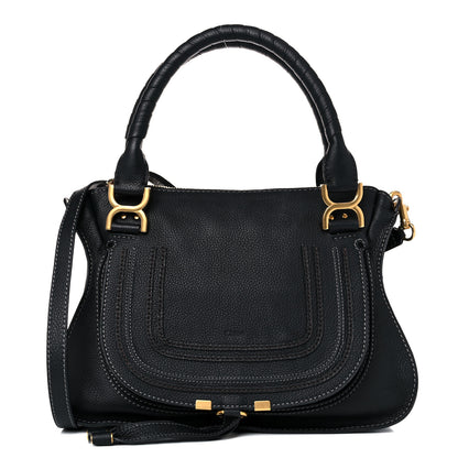 Chloe Calfskin Medium Marcie Satchel Black 3 of 16