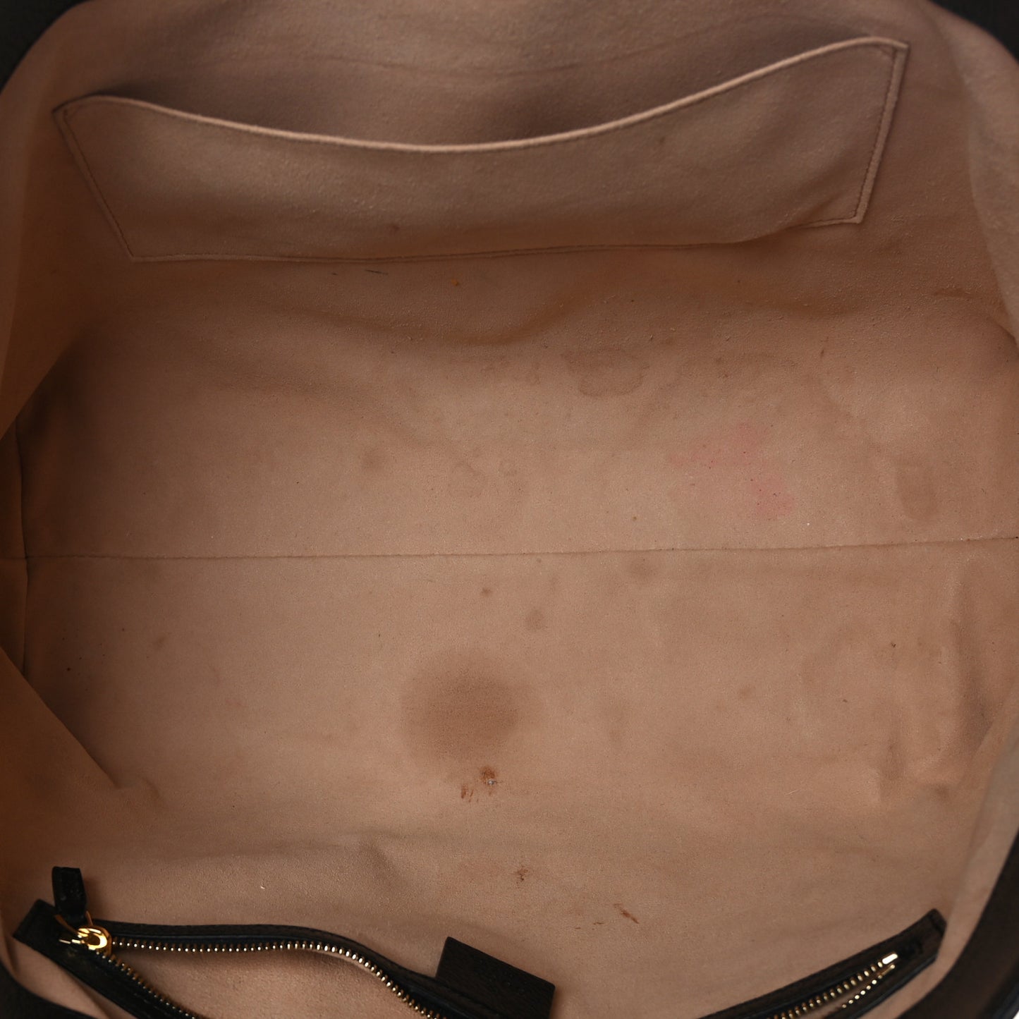 Textured Calfskin Web Medium Ophidia Shopping Tote Black