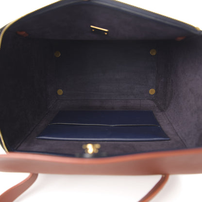 Celine Smooth Calfskin Large Bi-Color Belt Bag Midnight 5 of 16