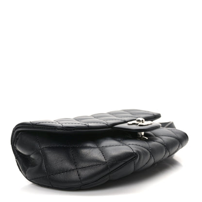 Chanel Calfskin Quilted CC Uniform Flap Belt Bag Black 4 of 12