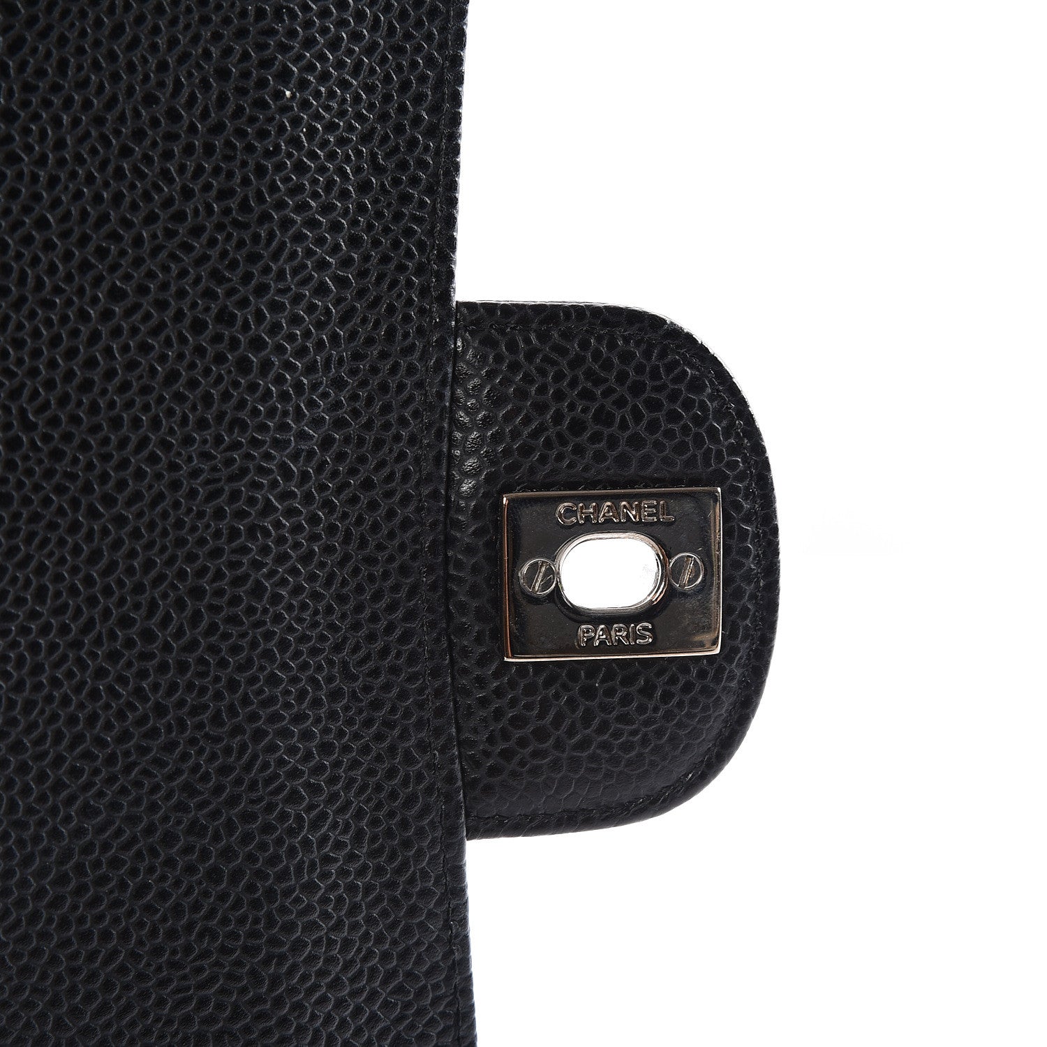 Chanel Caviar Quilted Medium Double Flap Black 9 of 12