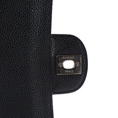 Chanel Caviar Quilted Medium Double Flap Black 9 of 12