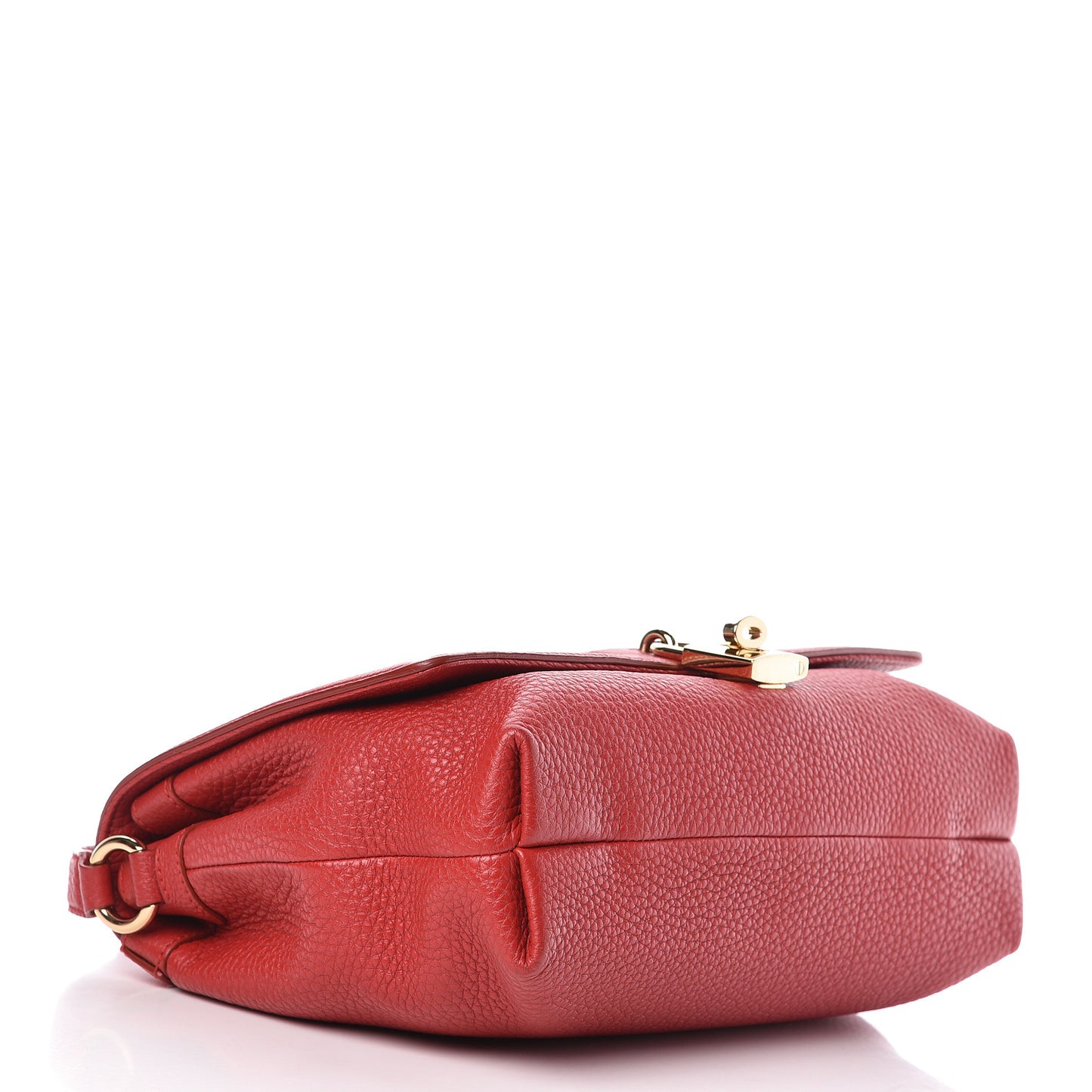 Calfskin Padlock Shoulder Bag Red