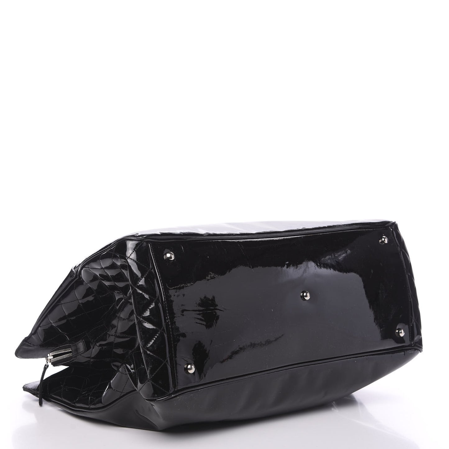 Vinyl XL Lipstick Tote Black