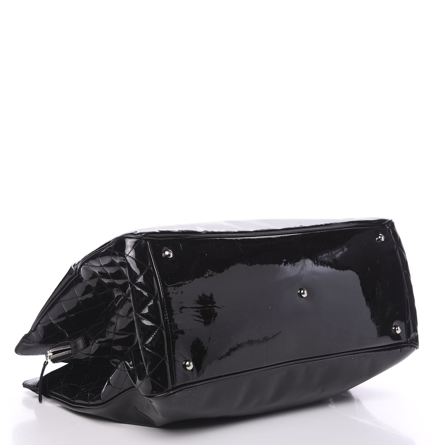 Chanel Vinyl XL Lipstick Tote Black 3 of 19