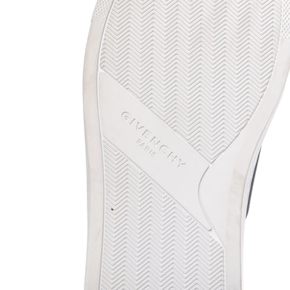 Givenchy Calfskin Band Logo Womens Urban Street Sneakers 37 White Black 7 of 9