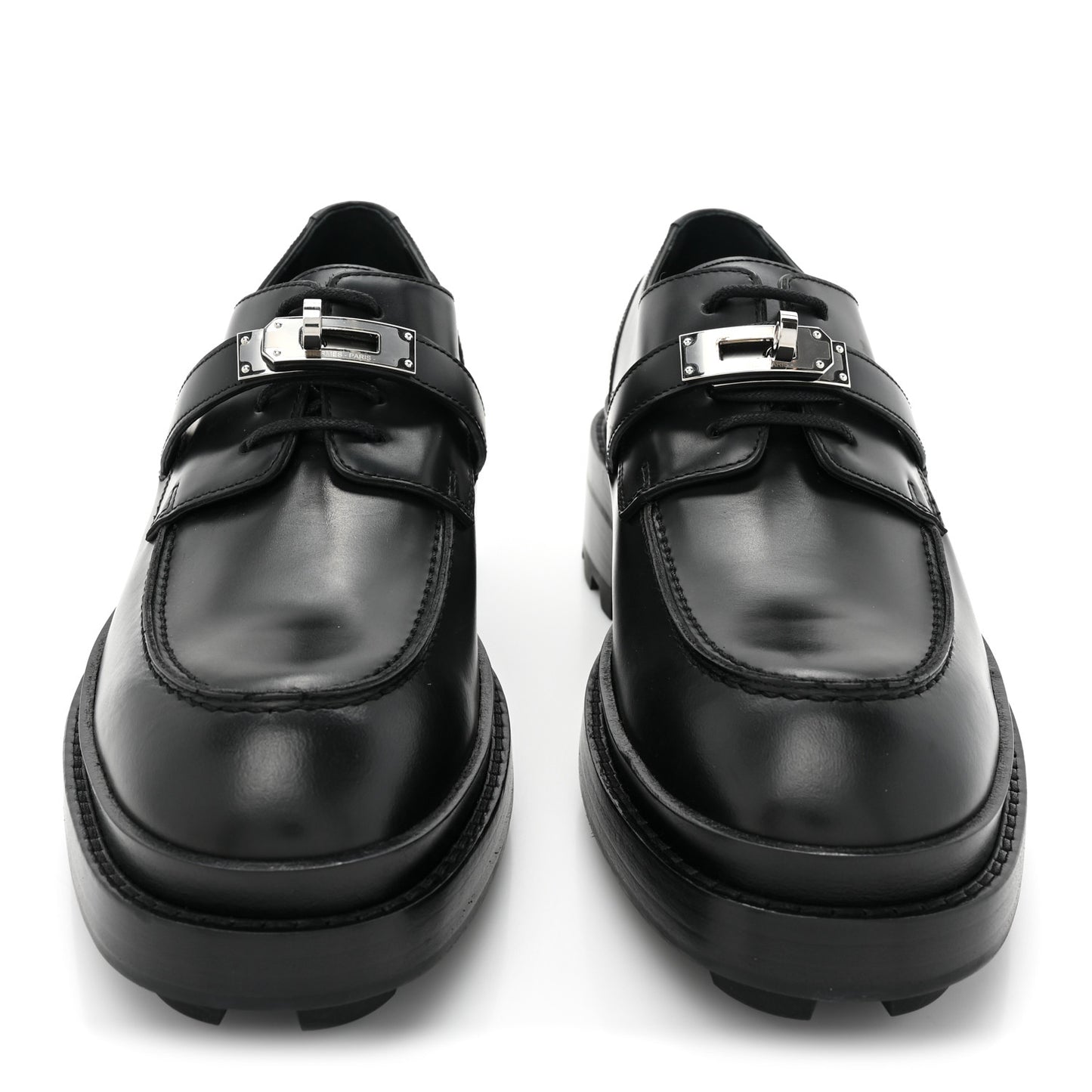 Glossed Calfskin First Oxford 39.5 Black