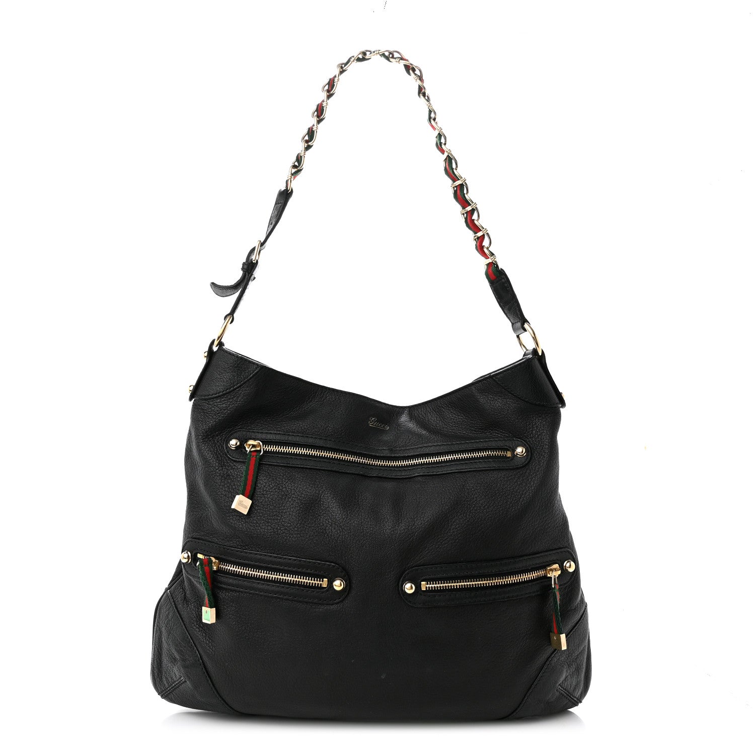 Gucci Calfskin Medium Capri Shoulder Bag Black 1 of 12