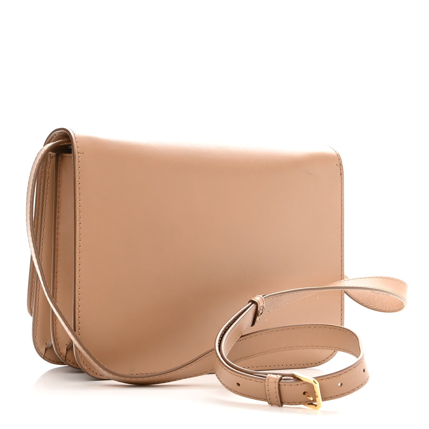 Burberry Calfskin Medium TB Bag Brown 3 of 9