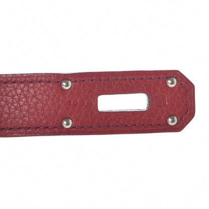 Hermes Taurillon Clemence JPG Shoulder Birkin II 42 Rouge Vif 19 of 34