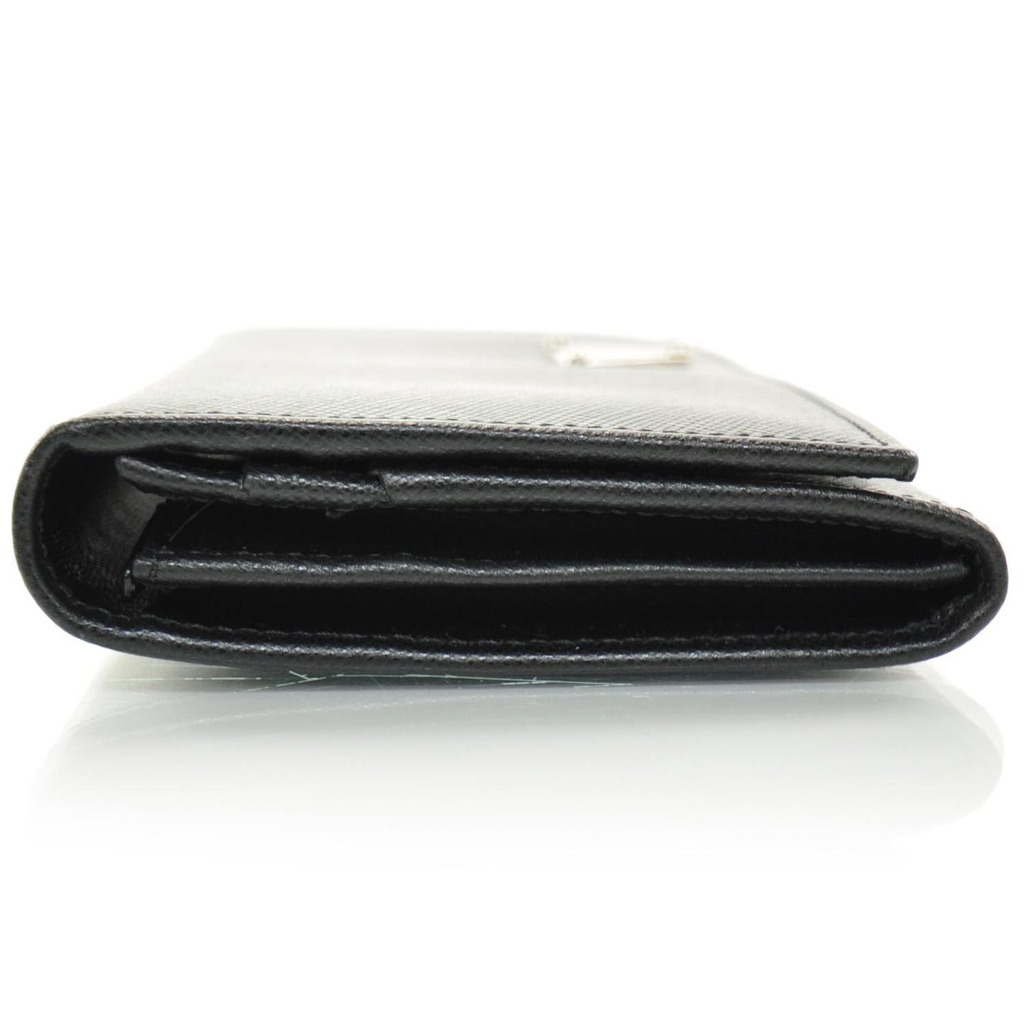 Saffiano Continental Wallet Black