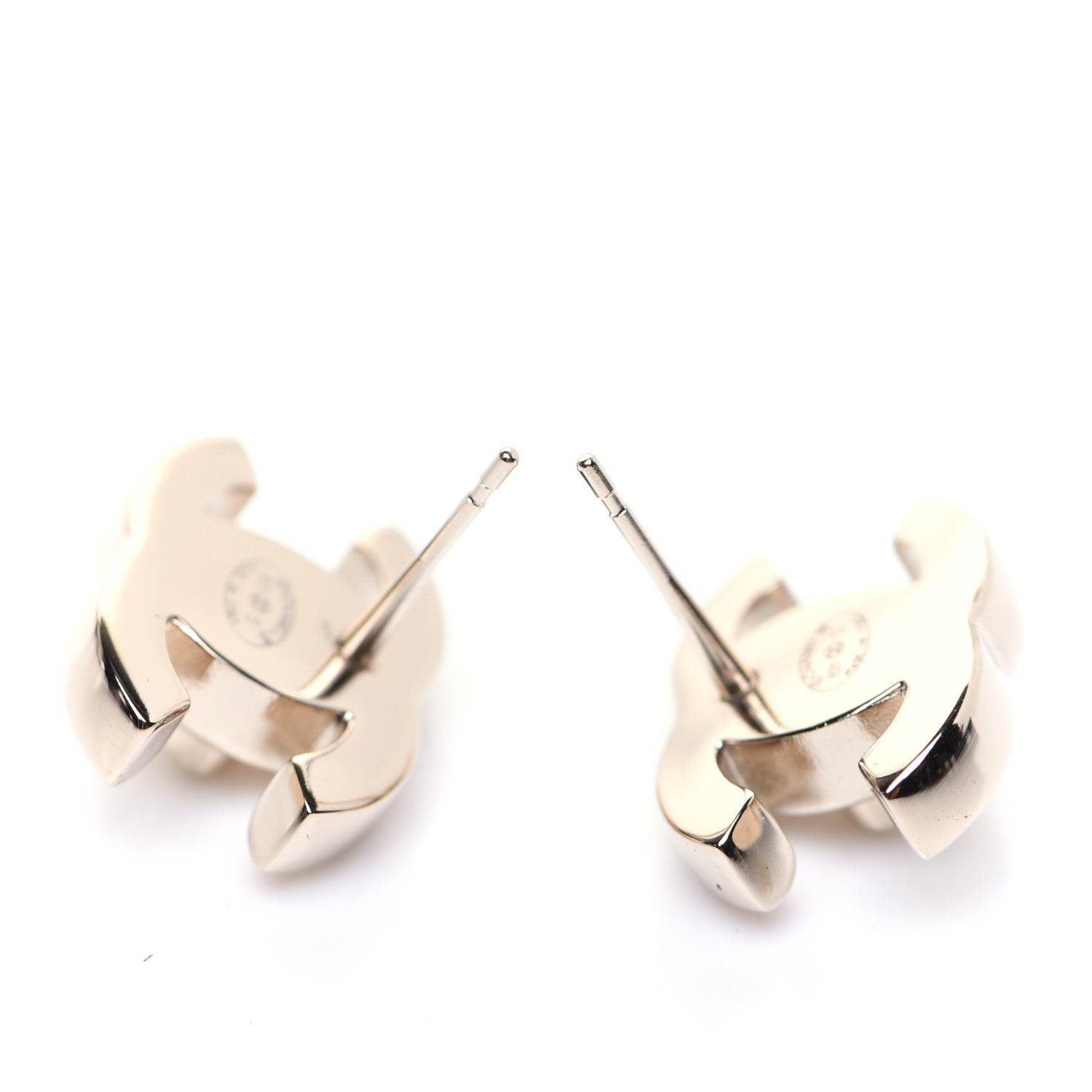 Chanel Metal CC Turnlock Earrings Gold 5 of 6