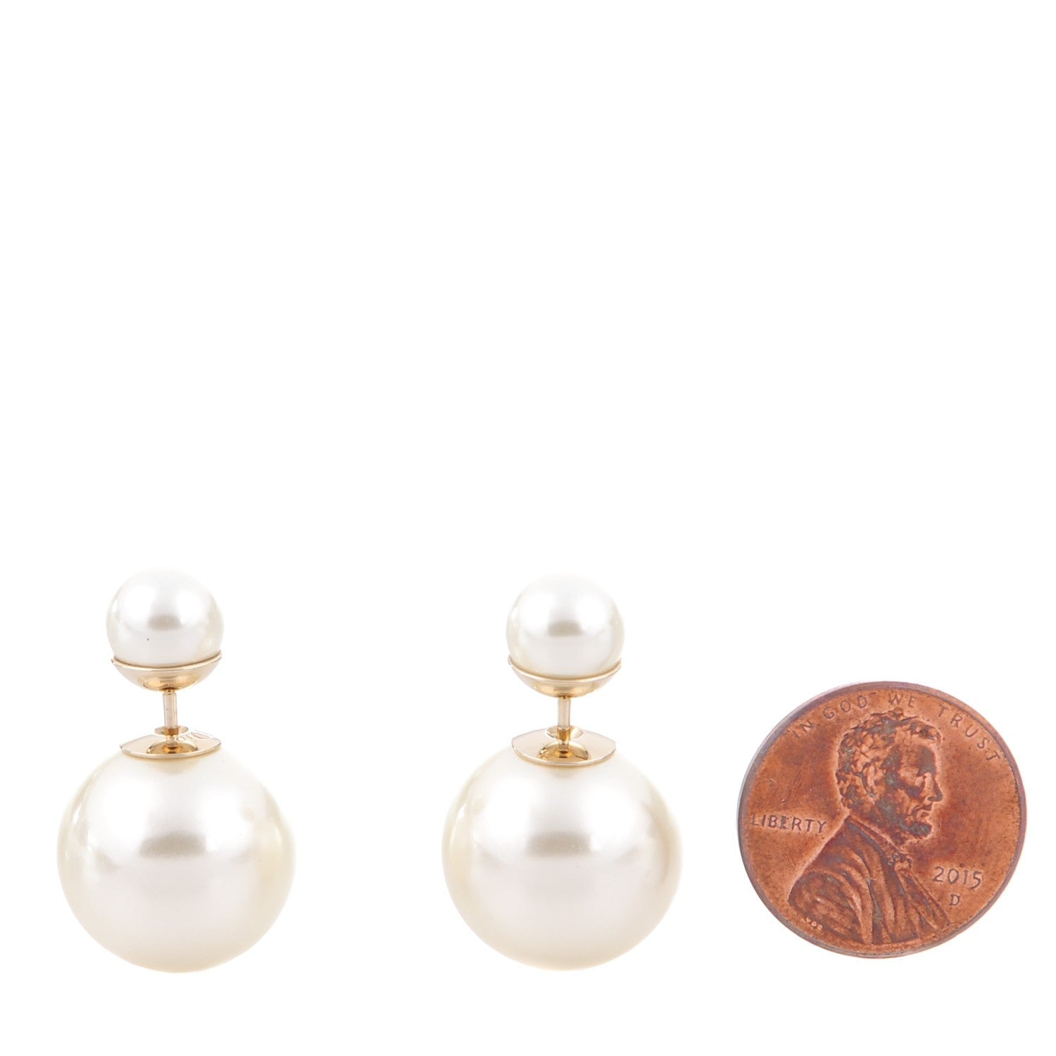 Christian Dior Pearl Mise En Dior Tribal Earrings 2 of 5