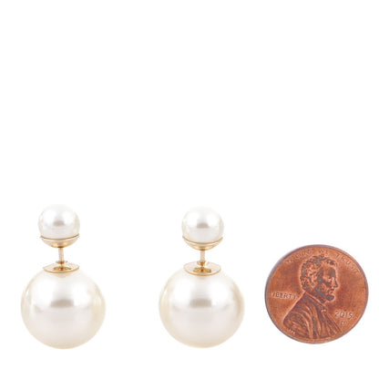 Christian Dior Pearl Mise En Dior Tribal Earrings 2 of 5
