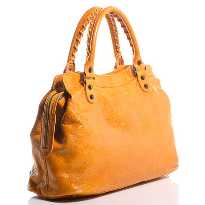 Balenciaga Chevre Classic Hardware Step Bag Marigold 3 of 14