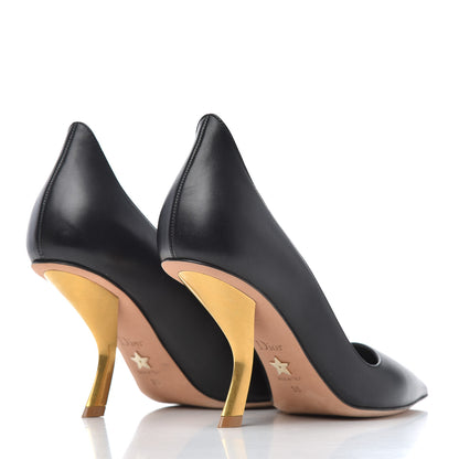 Christian Dior Calfskin D-Sculpture Pumps 36 Black 4 of 19
