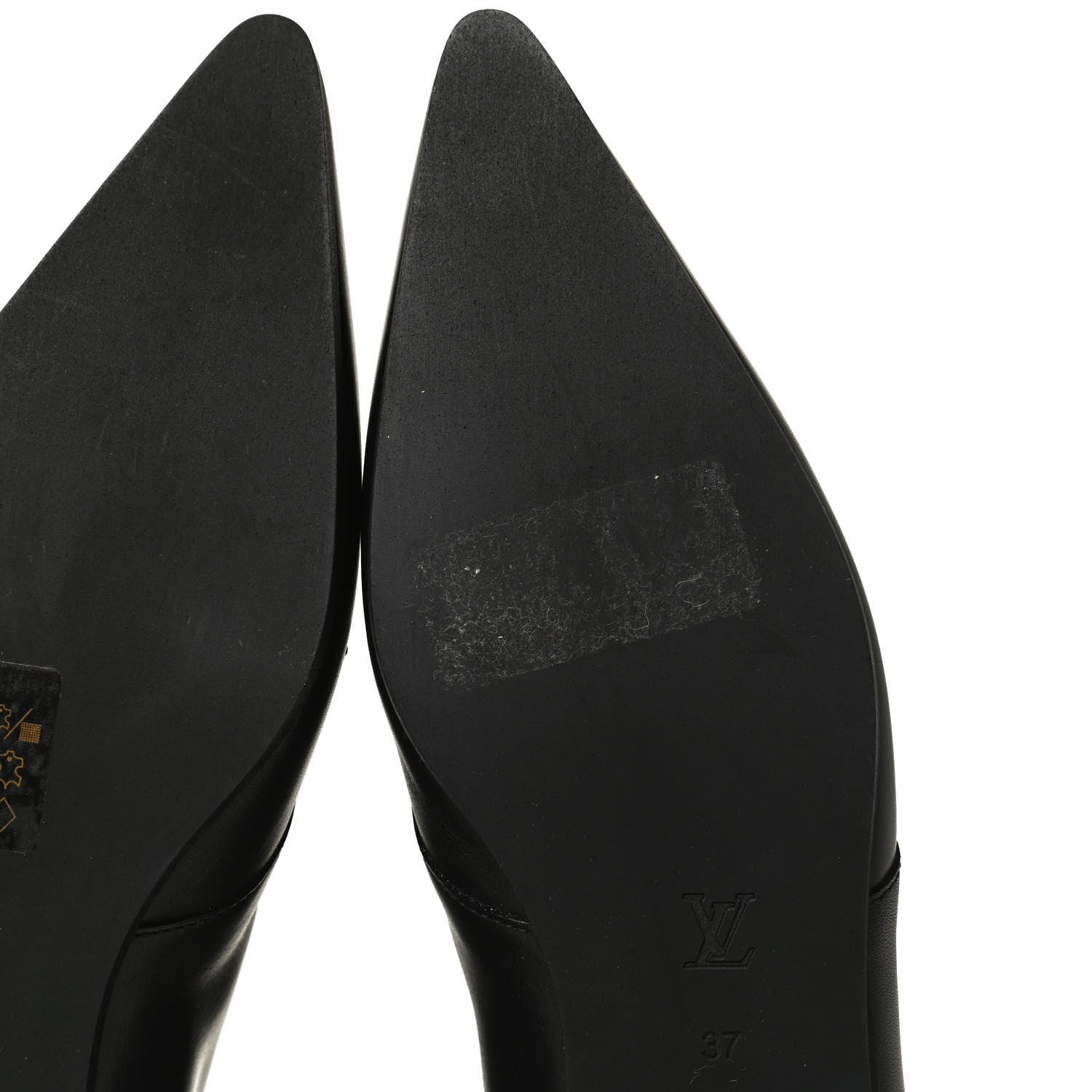 Louis Vuitton Calfskin Monogram Jumble Flat Ankle Boots 37 Black 11 of 11