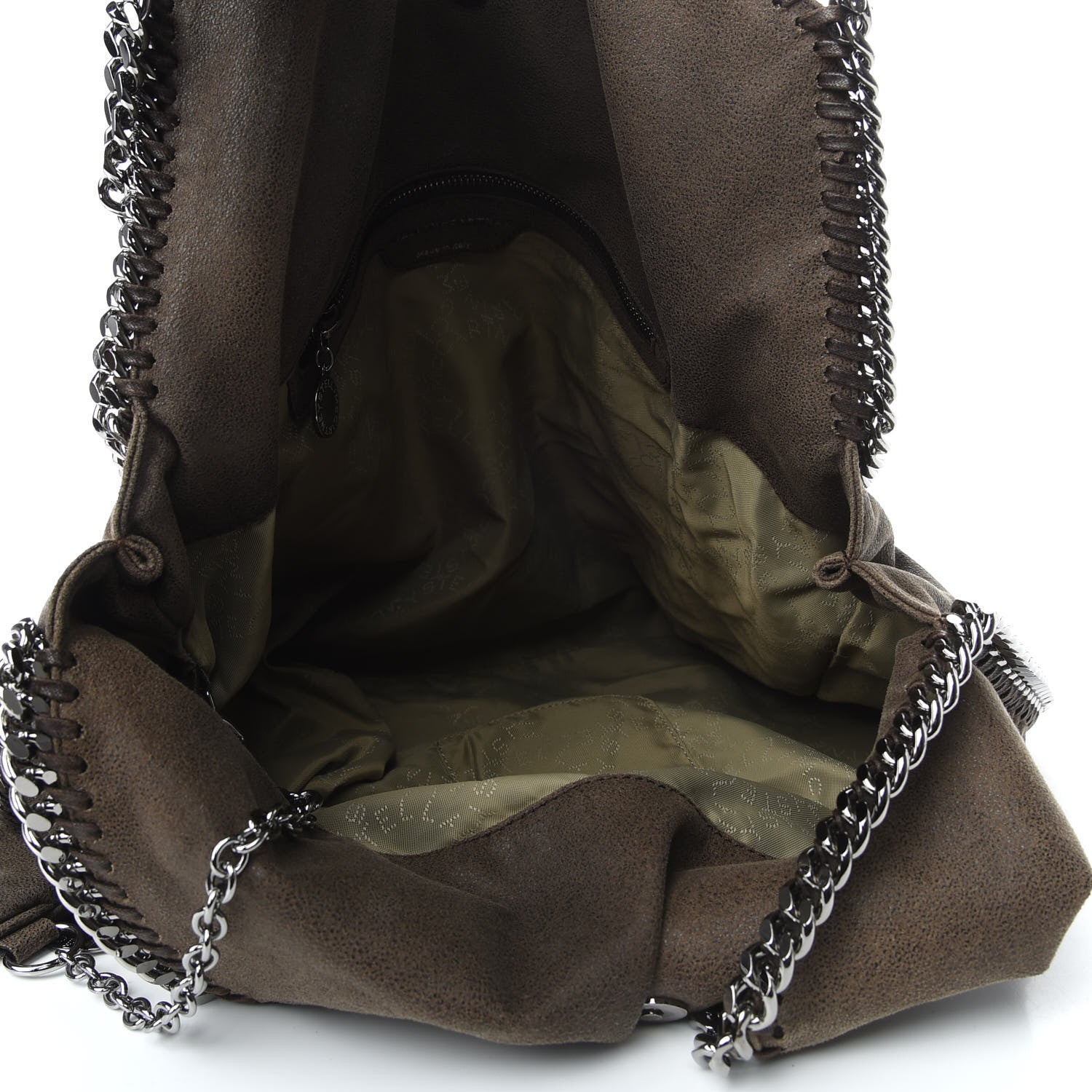 Stella McCartney Shaggy Deer Big Falabella Tote Brown 7 of 8