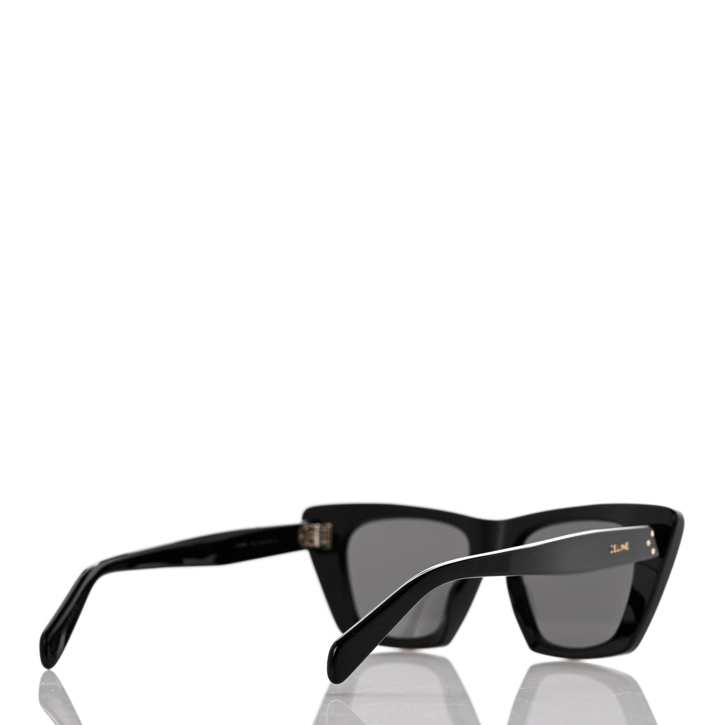 Acetate Cat Eye Sunglasses CL40187I Black