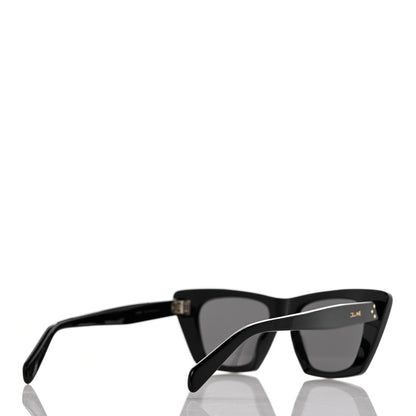 Celine Acetate Cat Eye Sunglasses CL40187I Black 4 of 7