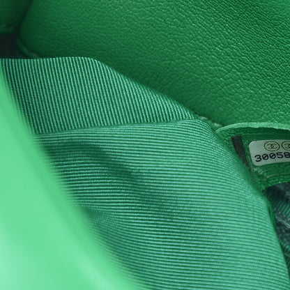 Chanel Lambskin Quilted Medium 19 Flap Green 7 of 11