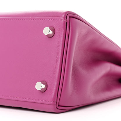 Hermes Swift Kelly Retourne 25 Rose Pourpre 10 of 11