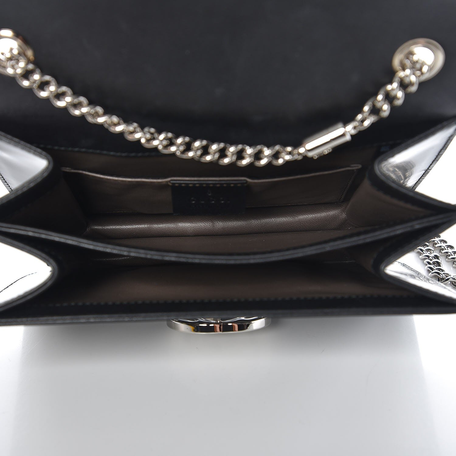 Gucci Shade Lux Calfskin Small Interlocking G Shoulder Bag Black 5 of 11
