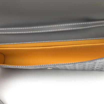 Goyard Goyardine Monte Carlo Bois Clutch With Strap Gray 5 of 10