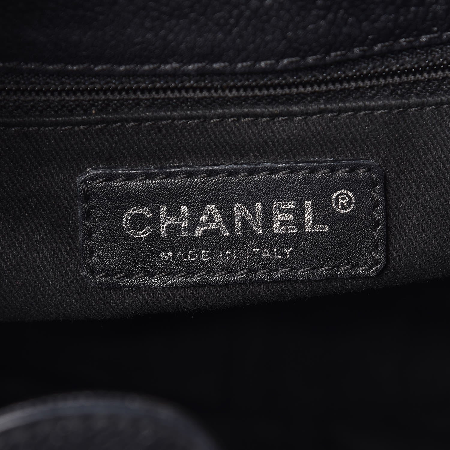 Chanel Caviar Petit Shopping Tote PST Black 7 of 14