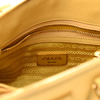 Prada Saffiano Lux Small Promenade Tote Mimosa 8 of 16