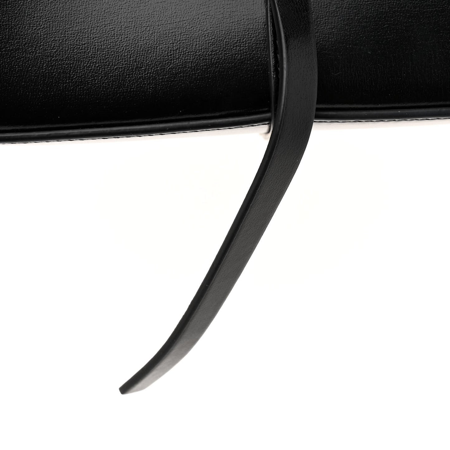 Box Calfskin Mini Cut Out Shoulder Bag Black
