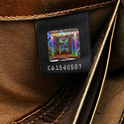 Fendi Metallic Logo Continental Wallet Gold 7 of 8