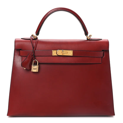 Hermes Box Kelly Sellier 32 Rouge H 1 of 10