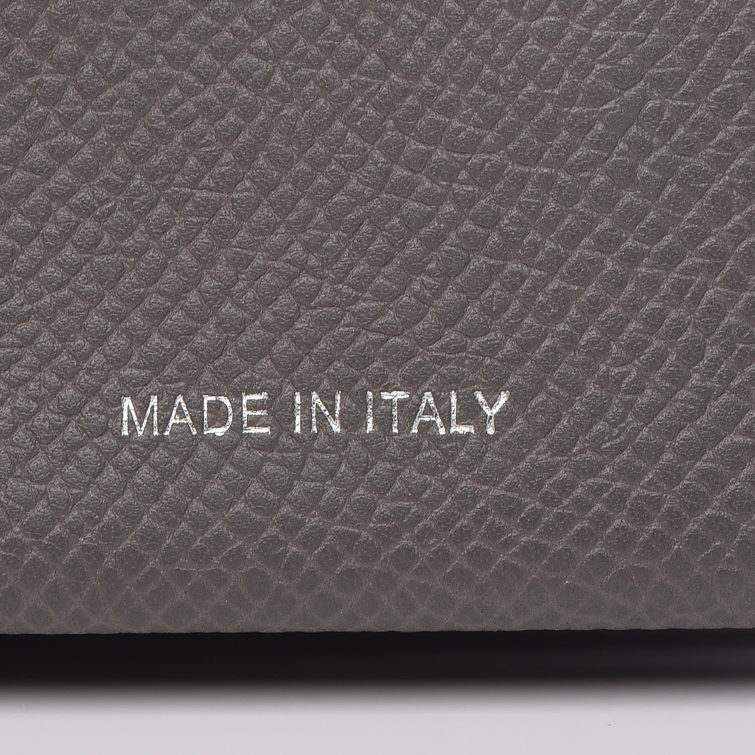 Celine Grained Shiny Calfskin Accordion Card Holder Grey 7 of 8
