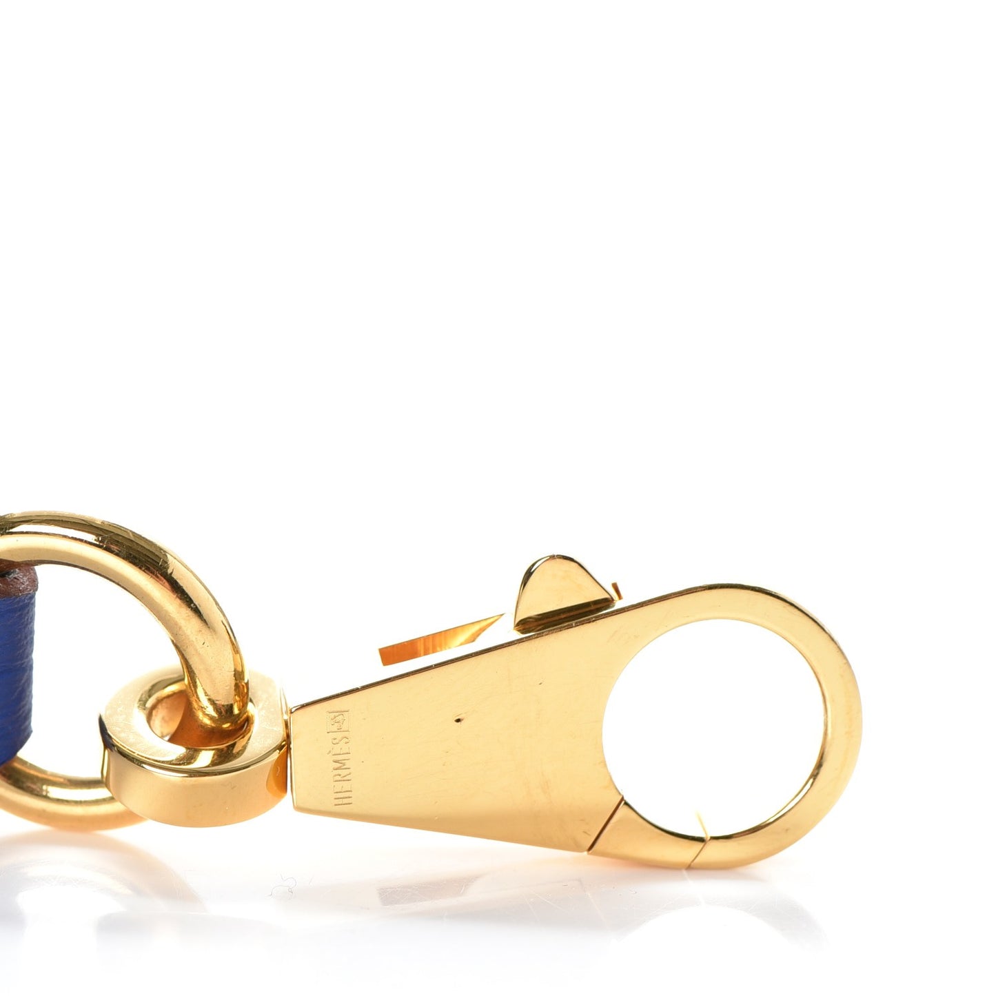 Togo Horseshoe Kelly Retourne 32 Bleu Electrique Rouge H