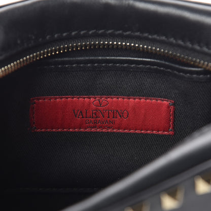 Valentino Garavani Calfskin Rockstud Camera Crossbody Bag Black 6 of 10