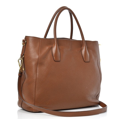 Prada Vitello Daino Tote Brandy 3 of 11