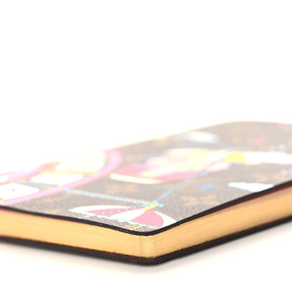 Louis Vuitton Monogram 2020 Christmas Animation Big Wheel Notebook MM Rose Ballerine 10 of 10