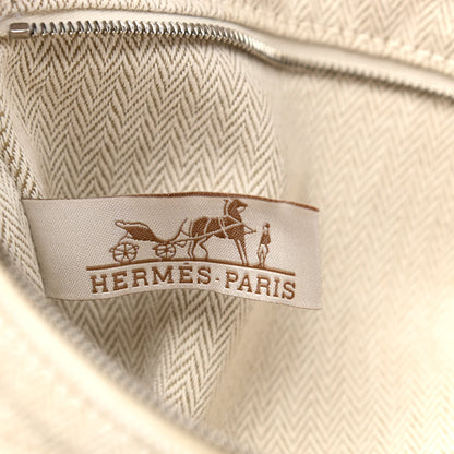 Hermes Canvas Barenia Fourbi 25 MM Pouch Naturel Fauve 6 of 8