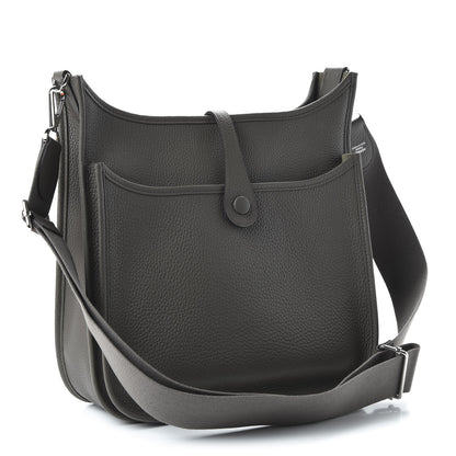 Hermes Taurillon Clemence Evelyne III PM Etain 3 of 10