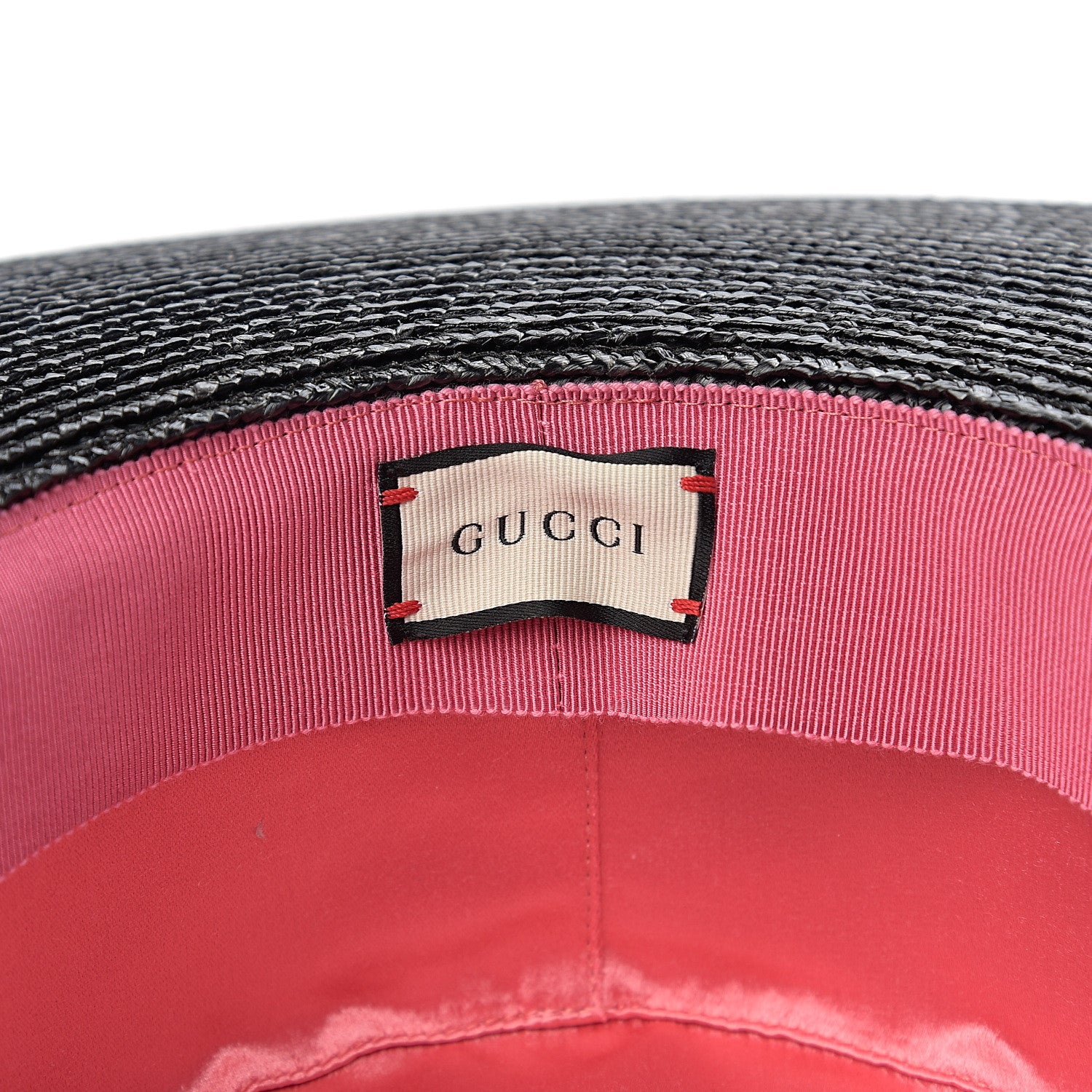 Gucci Straw Pearl Embellished Notte Hat S 56 5 of 5
