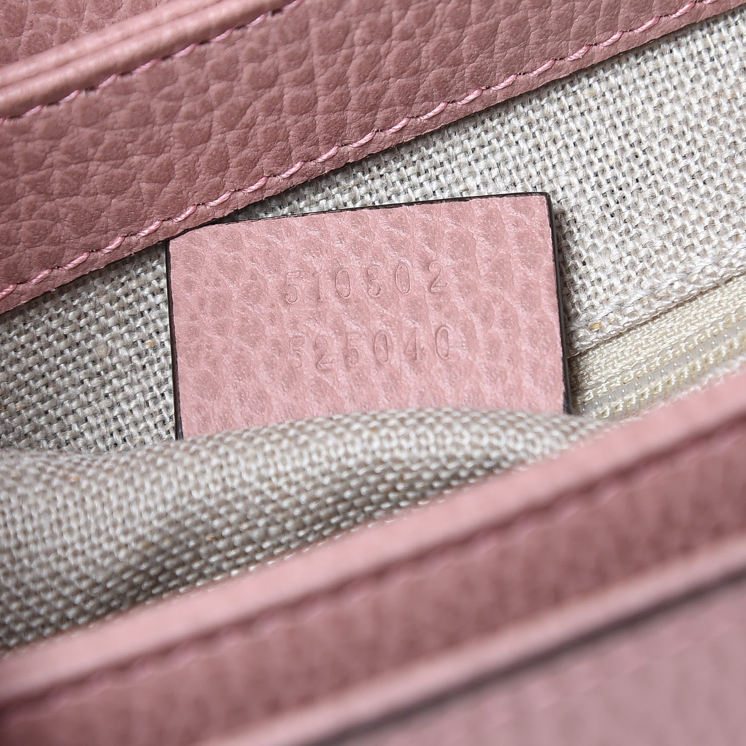 Gucci Dollar Calfskin Interlocking G Top Handle Shoulder Bag Soft Pink 7 of 9