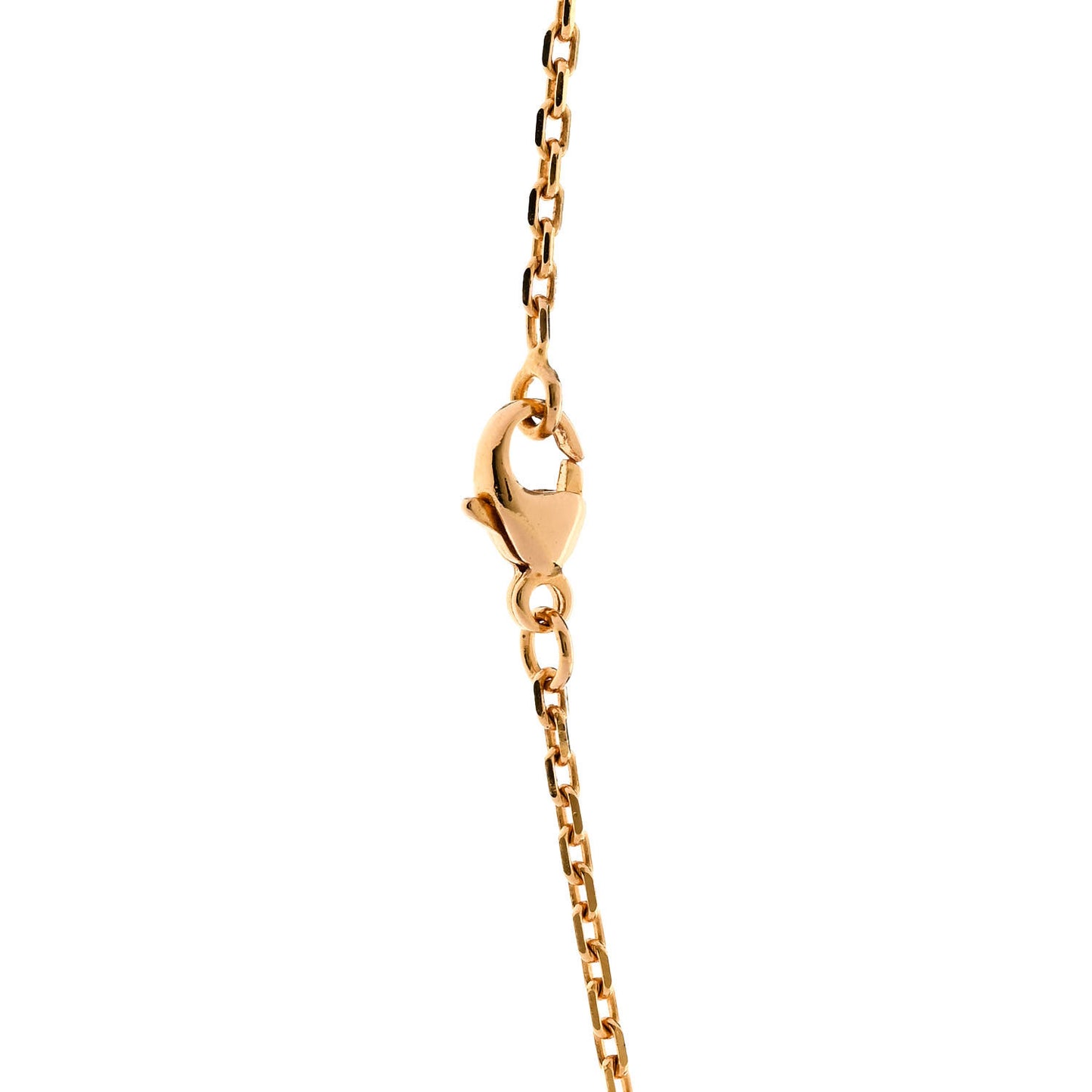 Lacquered Gold Mini Pop H Pendant Necklace New Gold
