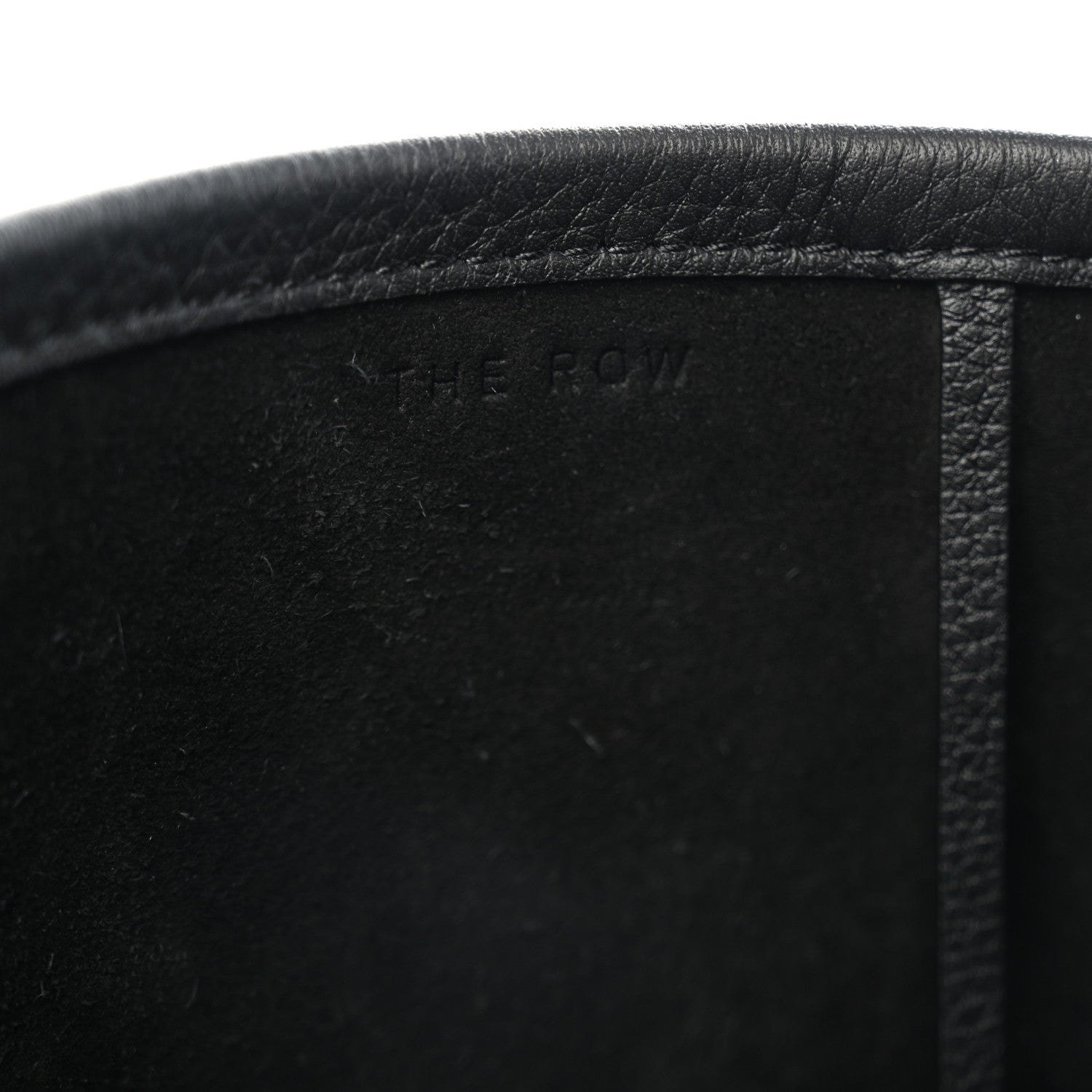 The Row Grained Calfskin Medium N/S Park Tote Black 6 of 10
