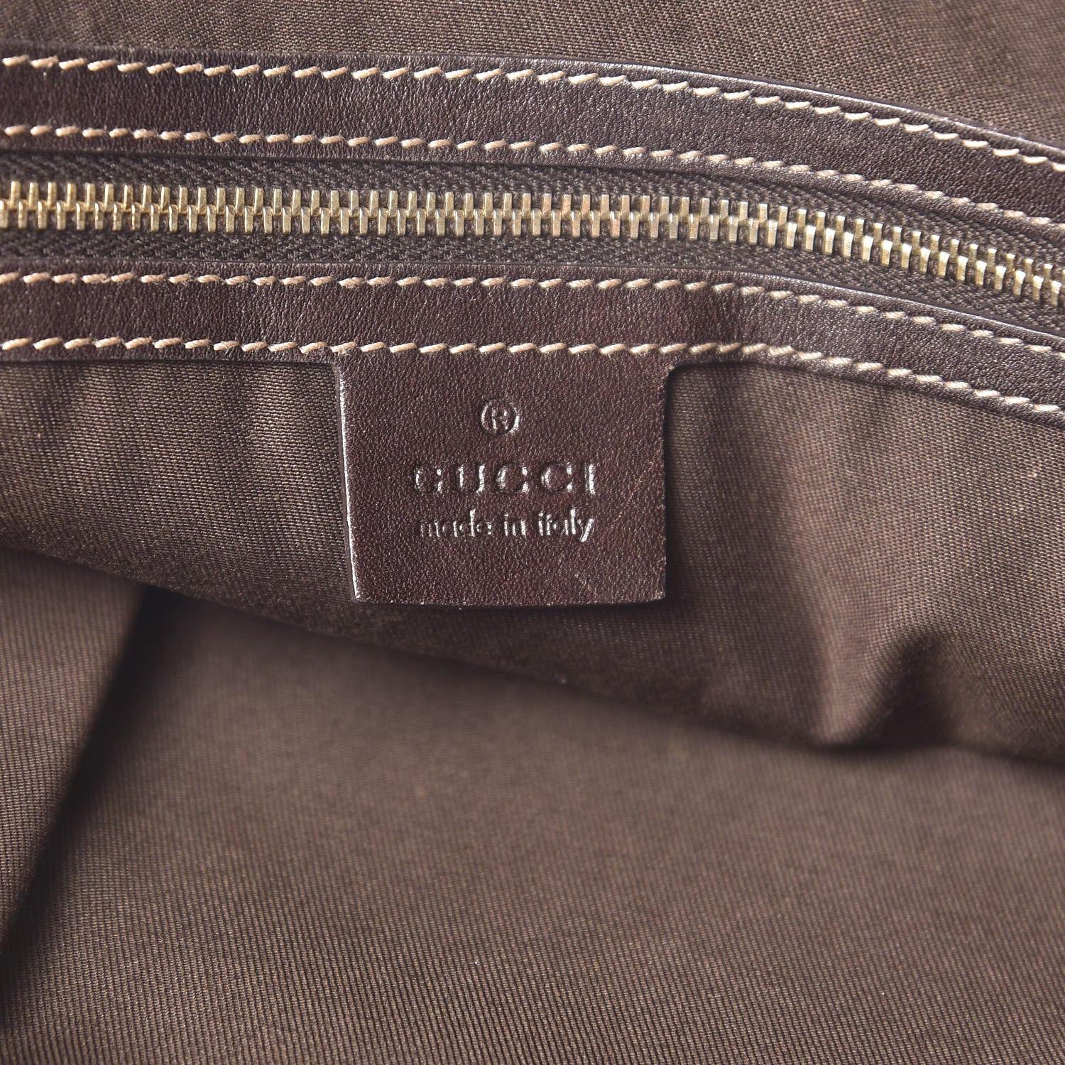 Gucci Monogram Large Wave Hobo Dark Brown 6 of 11