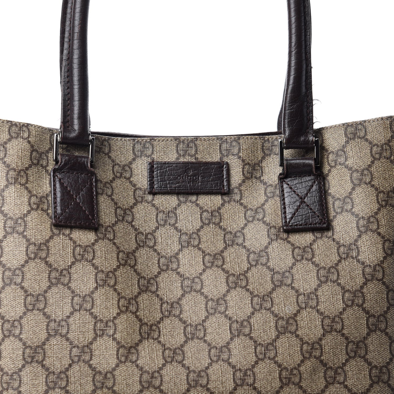 Gucci GG Plus Monogram Small Vertical Tote Dark Brown 16 of 16