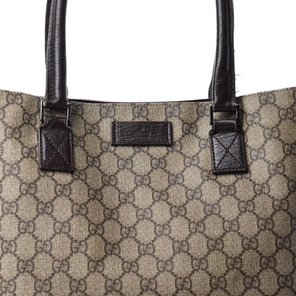 Gucci GG Plus Monogram Small Vertical Tote Dark Brown 16 of 16
